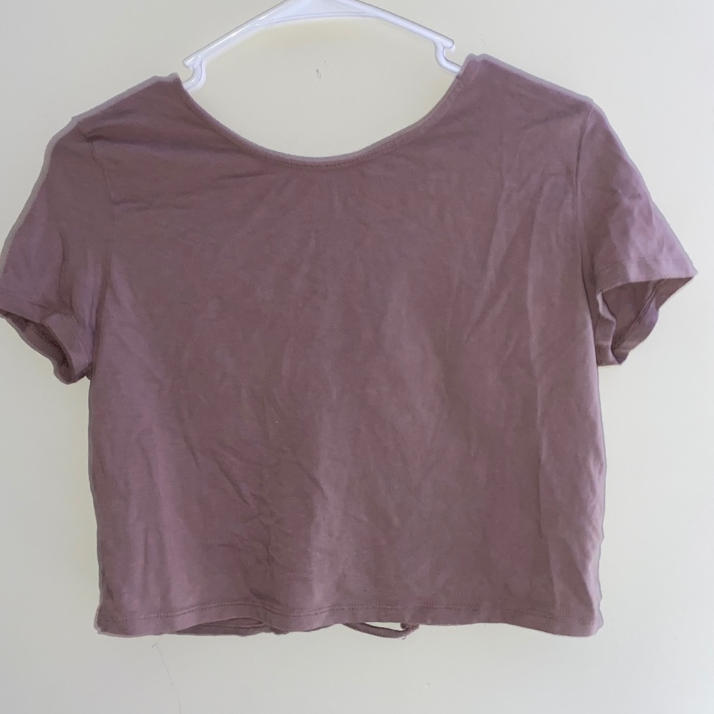 Mauve Crop Top